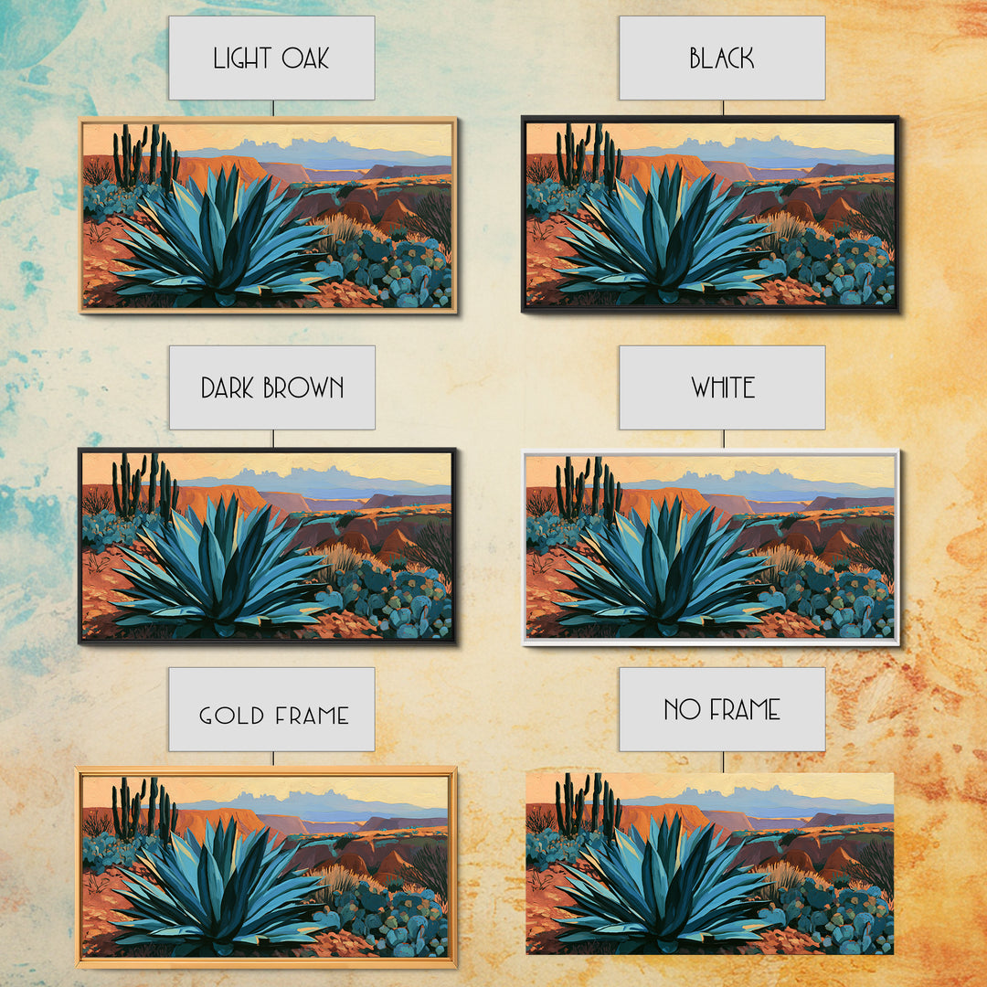 Agave Plant Closeup Canvas Print, Desert Art, Large Wall Art, Southwestern Decor, Fine Art, Desert, Western Wall Art, DES-2x1-68