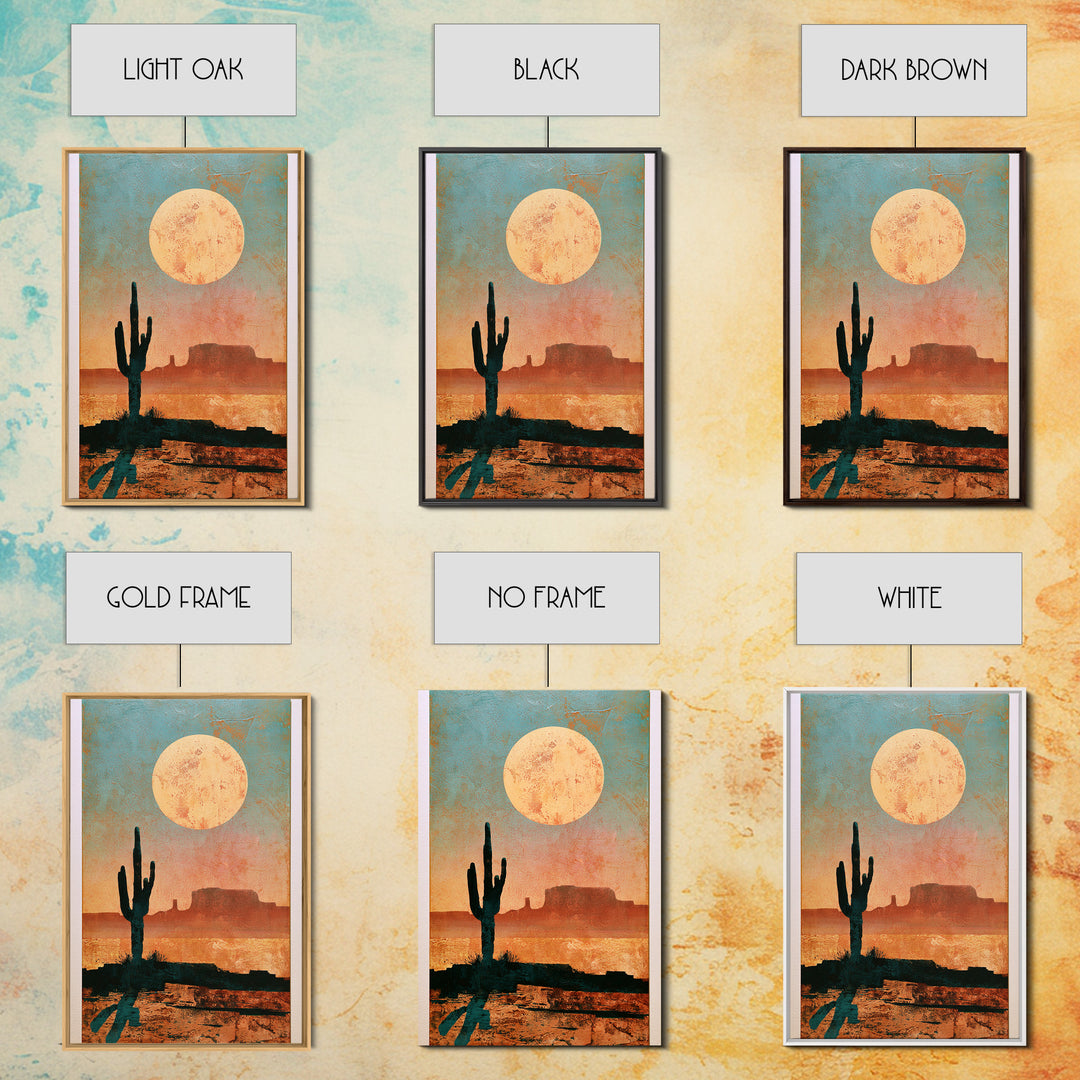 Minimal Beige Sun Framed Canvas Print, Desert Art, Abstract Wall Art, Southwestern Decor, Desert, Digital Download Art, DES-2x3-78