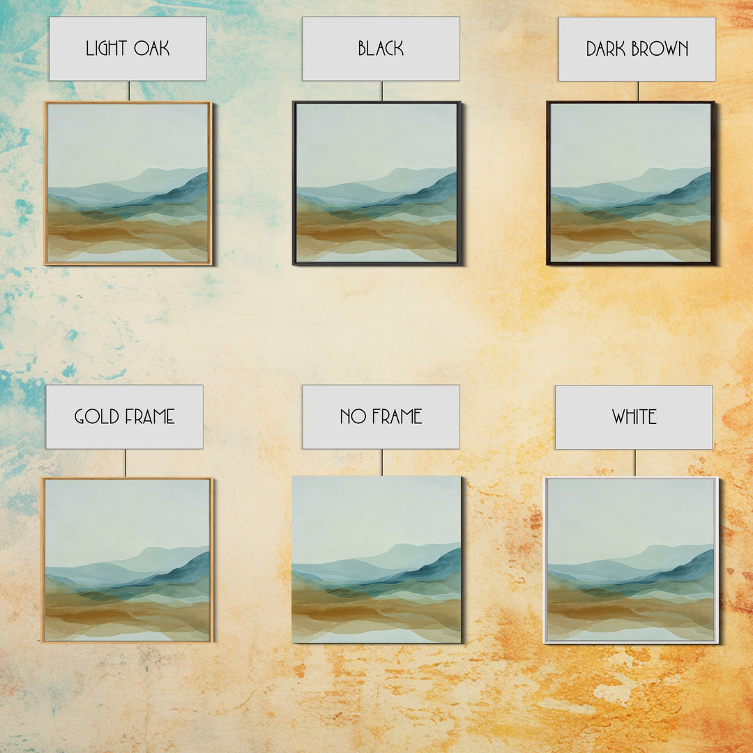 Minimal Line Faces Framed Canvas Print, Dental Office Art, Dental Hygiene, Office Decor, Fine Art, Calm, Medical Office Art, DOA-1x1-16