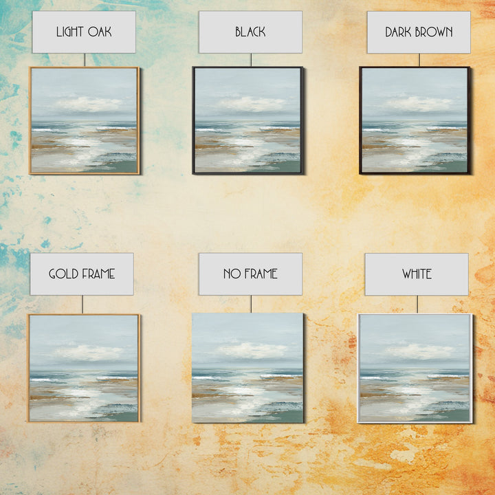 Quiet Coastal Dunes Canvas Print, Dental Office Art, Dental, Office Decor, Oil Painting, Calm, Tooth Art, Dentistry Art, DOA-1x1-22