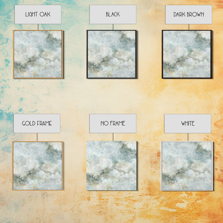 Clean Marble Texture Framed Canvas Print, Dental Office Art, Wall Art, Office Decor, Fine Art, Calm, Dental Office Decor, DOA-1x1-96