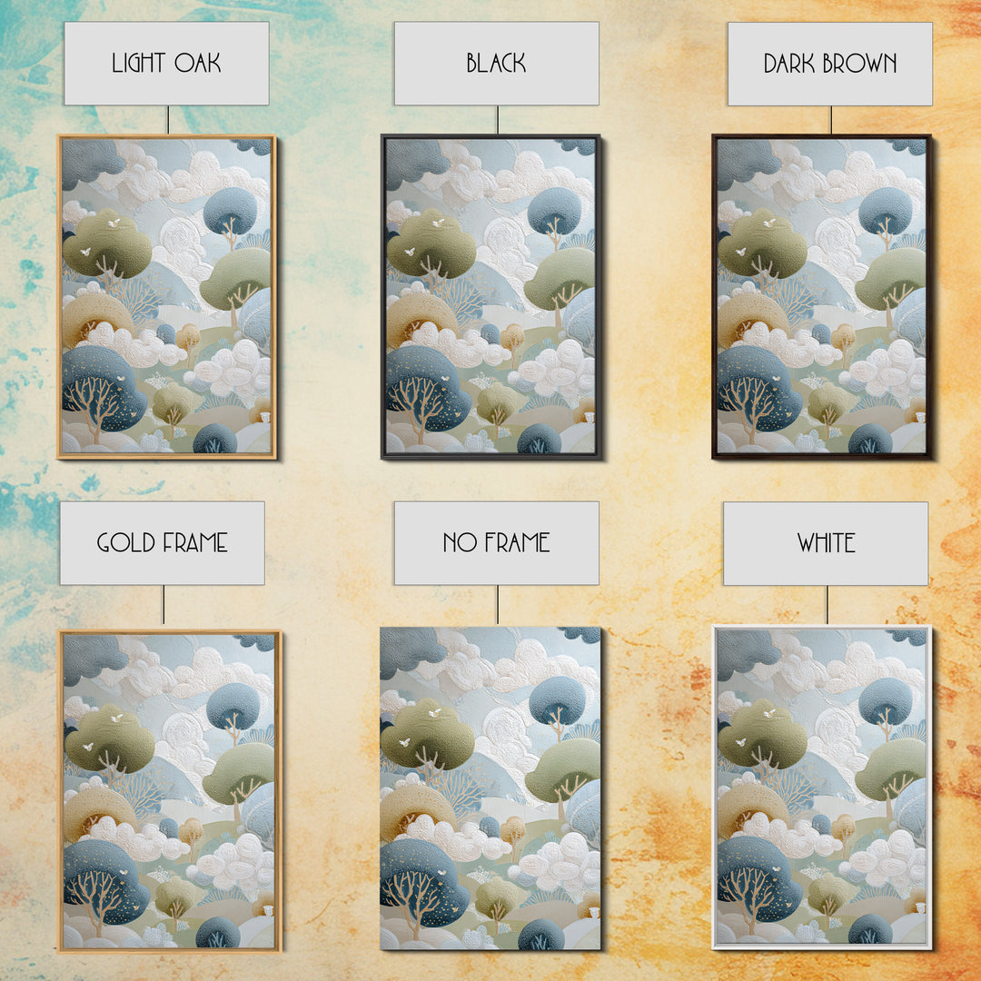 Playful Tooth Shaped Character Canvas Print, Dental Office Art, Dental Office, Office Decor, Abstract Art, Calm, Room Decor, DOA-2x3-14