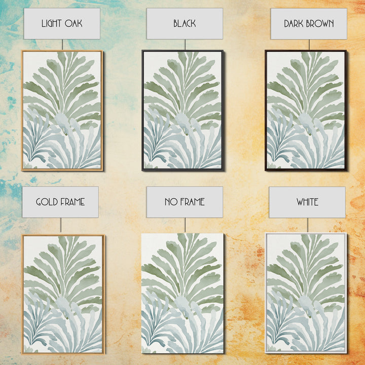 Botanical Fern Study Canvas Print, Dental Office Art, Dental Office Decor, Office Decor, Fine Art, Calm, Science Art, DOA-2x3-27