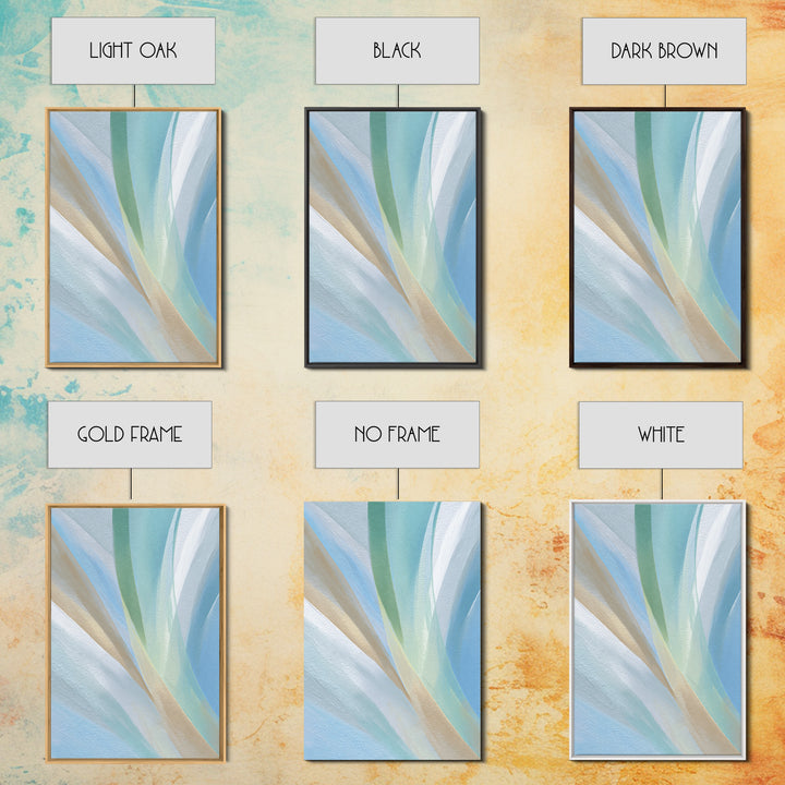 Simple Rainbow Pastel Shapes for Children Canvas Print, Dental Office Art, Gallery Decor, Office Decor, Abstract Art, Calm, DOA-2x3-29
