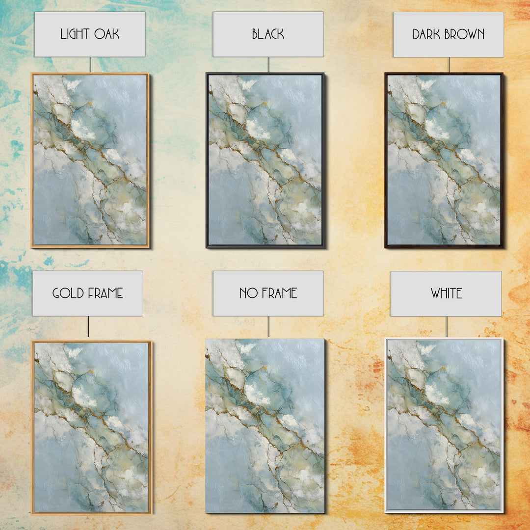 Clean Marble Texture Canvas Print, Dental Office Art, Room Decor Aesthetic, Office Decor, Fine Art, Calm, Printable Digital, DOA-2x3-32