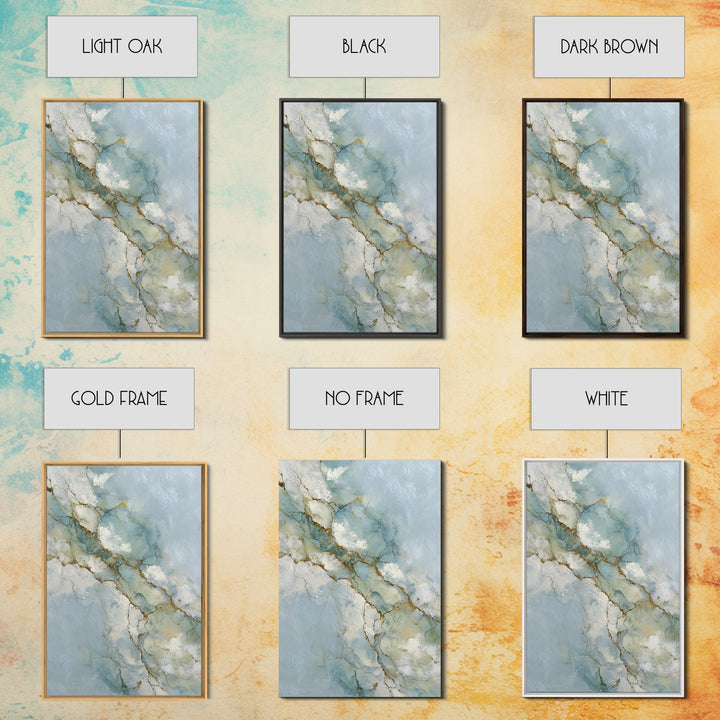Clean Marble Texture Canvas Print, Dental Office Art, Room Decor Aesthetic, Office Decor, Fine Art, Calm, Printable Digital, DOA-2x3-32
