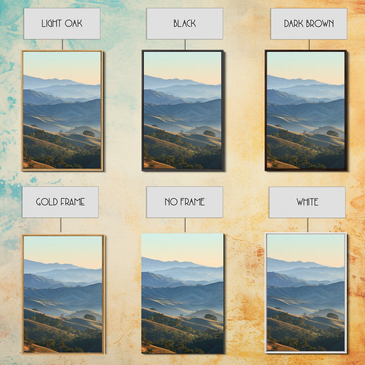 Soft Gradient Sunrise Framed Canvas Print, Dental Office Art, Dental Assistant, Office Decor, Fine Art, Calm, Gallery Decor, DOA-2x3-4