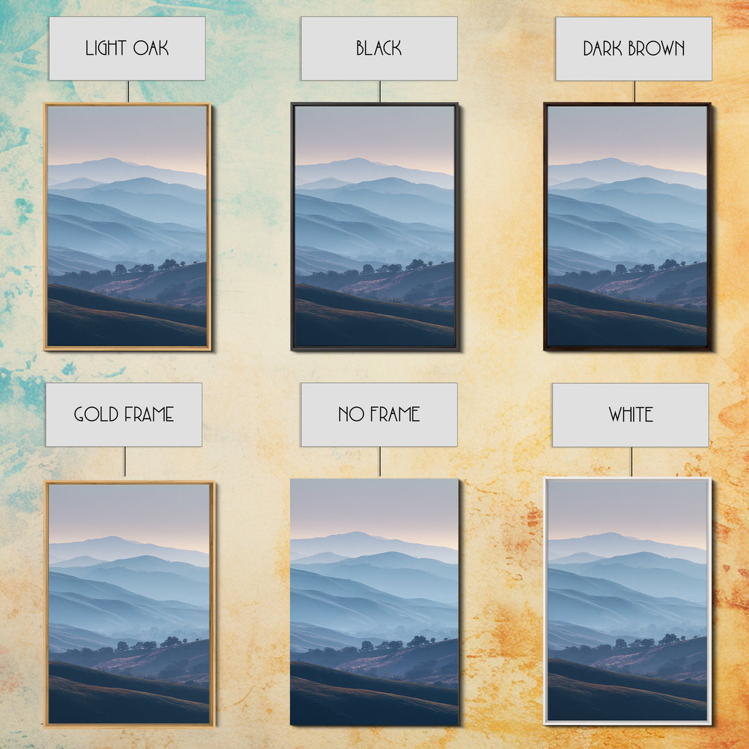 Soft Gradient Sunrise Framed Canvas Print, Dental Office Art, Dental Assistant, Office Decor, Fine Art, Calm, Gallery Decor, DOA-2x3-52