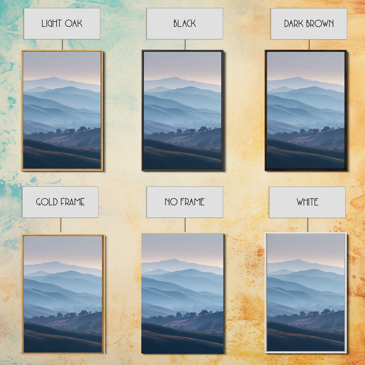 Soft Gradient Sunrise Framed Canvas Print, Dental Office Art, Dental Assistant, Office Decor, Fine Art, Calm, Gallery Decor, DOA-2x3-52
