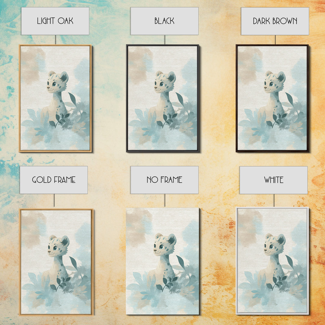 Cheerful Animal Dentist Themed Character Without Text Canvas Print, Dental Office Art, Luxury Decor, Office Decor, Calm, DOA-2x3-82