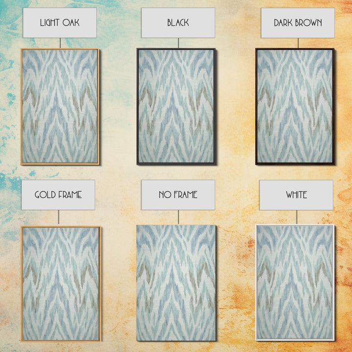 Abstract Water Ripple Pattern Framed Canvas Print, Dental Office Art, Room Decor, Office Decor, Abstract Art, Calm, DOA-2x3-93