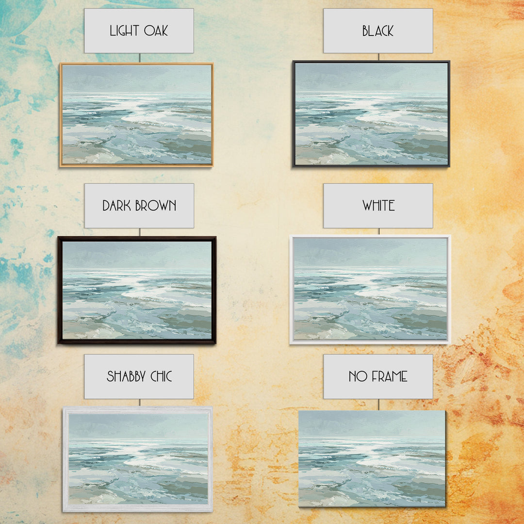 Calming Abstract Ocean Waves Canvas Print, Dental Office Art, Dental, Office Decor, Fine Art, Calm, Tooth Art, Dentistry Art, DOA-3x2-29