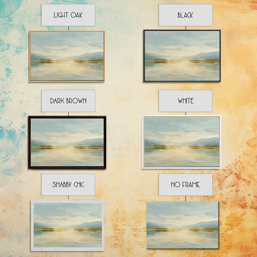 Sunlit Lake with Calming Reflections Canvas Print, Dental Office Art, Medical Office Decor, Office Decor, Fine Art, Calm, DOA-3x2-67