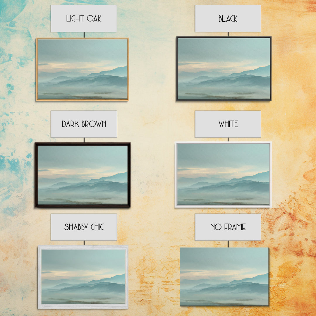 Soft Gradient Sunrise Canvas Print, Dental Office Art, Dental Art, Office Decor, Fine Art, Calm, Dental Gift, Dentist Art, DOA-3x2-72