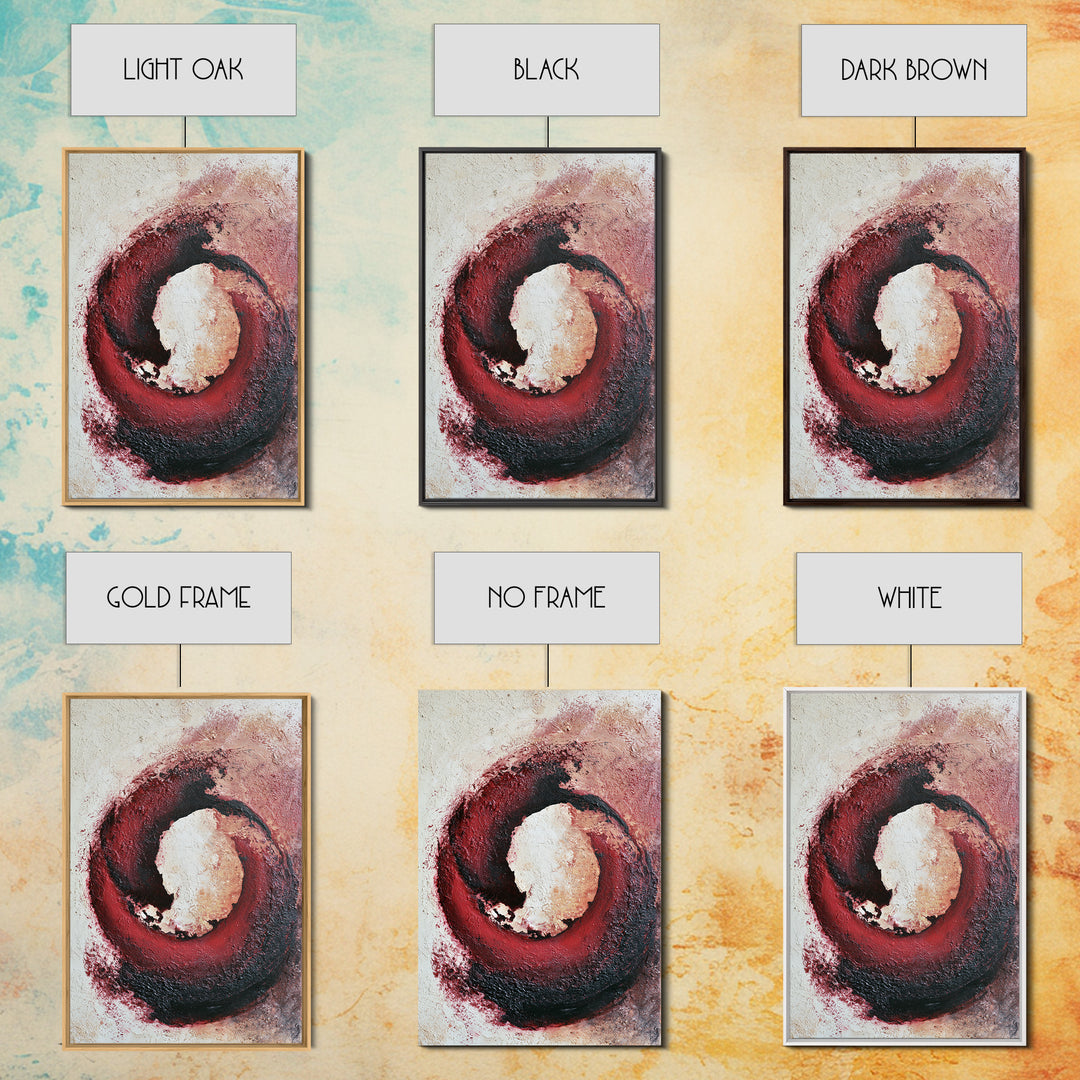 Abstract Red Wine Swirl Canvas Print, Dining Room Art, Boho Decor, Dining Room Decor, Fine Art, Dining, Printable Wall Art, DRA-2x3-50