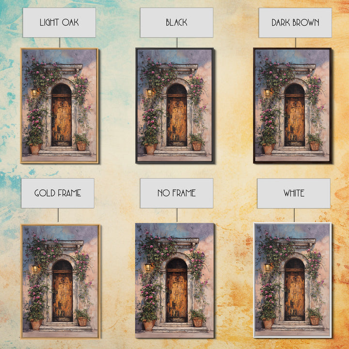 Rustic Door Covered Canvas Print, French Country Art, Statement Artwork, Farmhouse Decor, Fine Art, Country, Digital Art, FCA-2x3-49