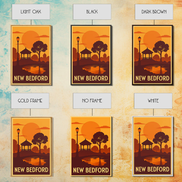New Bedford Travel Poster, Canvas Print, Vintage Deco Wall Art, New Bedford Art Print, Mid Century Wall Art, Retro Travel Print