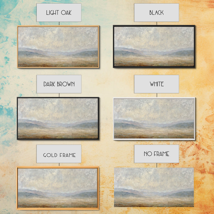 Gentle Rain over Distant Hills Canvas Print, Guest Bedroom Art, Printable Wall Art, Bedroom Decor, Watercolor Art, Guest, GBA-2x1-68