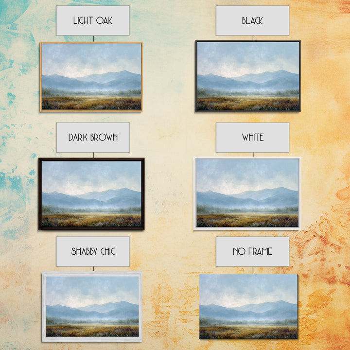 Soft Mountain Horizon Canvas Print, Guest Bedroom Art, Cat Wall Art, Bedroom Decor, Guest, Fine Art Print, Statement Artwork, GBA-3x2-11