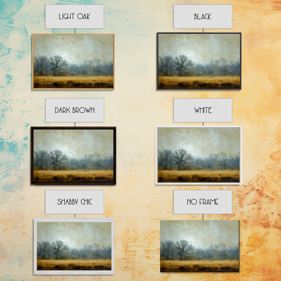 Monochrome Forest Silhouette Canvas Print, Guest Bedroom Art, Farmhouse Wall Art, Bedroom Decor, Fine Art, Guest, GBA-3x2-89
