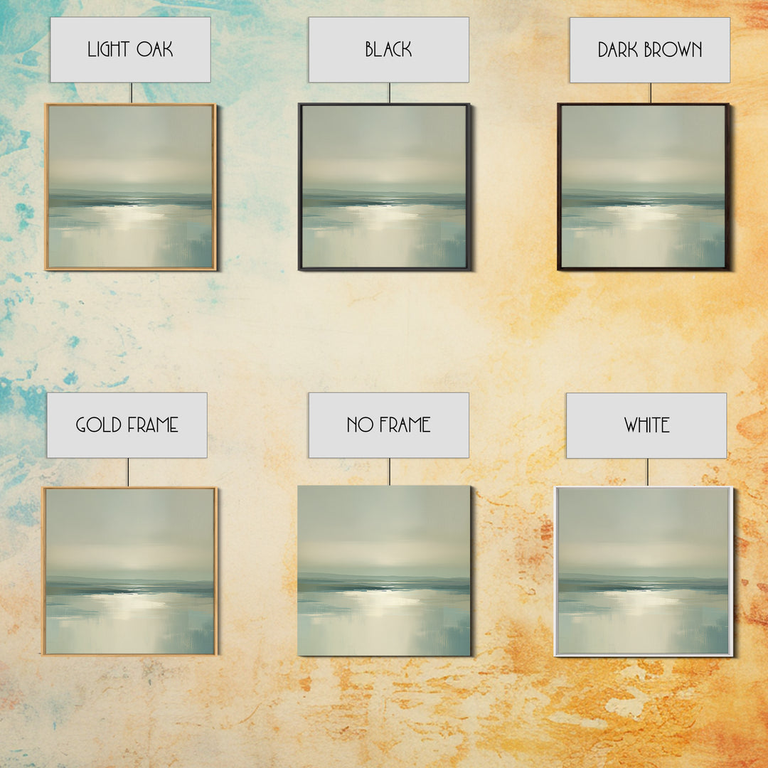 Quiet Abstract Landscape Canvas Print, General Fine Art, Room Decor, Living Room Decor, Fine Art, Digital Prints, GEN-1x1-25