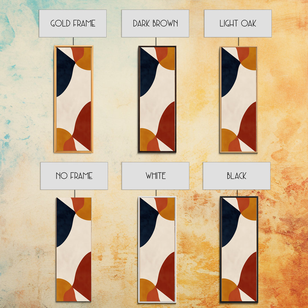 Warm Terracotta Abstract Canvas Print, General Fine Art, Neutral Decor, Living Room Decor, Fine Art, Home Decor, GEN-1x3-42