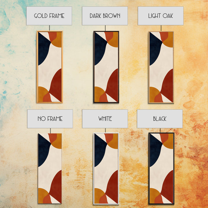 Warm Terracotta Abstract Canvas Print, General Fine Art, Neutral Decor, Living Room Decor, Fine Art, Home Decor, GEN-1x3-42