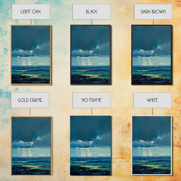 Quiet Abstract Landscape Canvas Print, General Fine Art, Art Prints, Living Room Decor, Fine Art, Wall Hanging, GEN-2x3-9