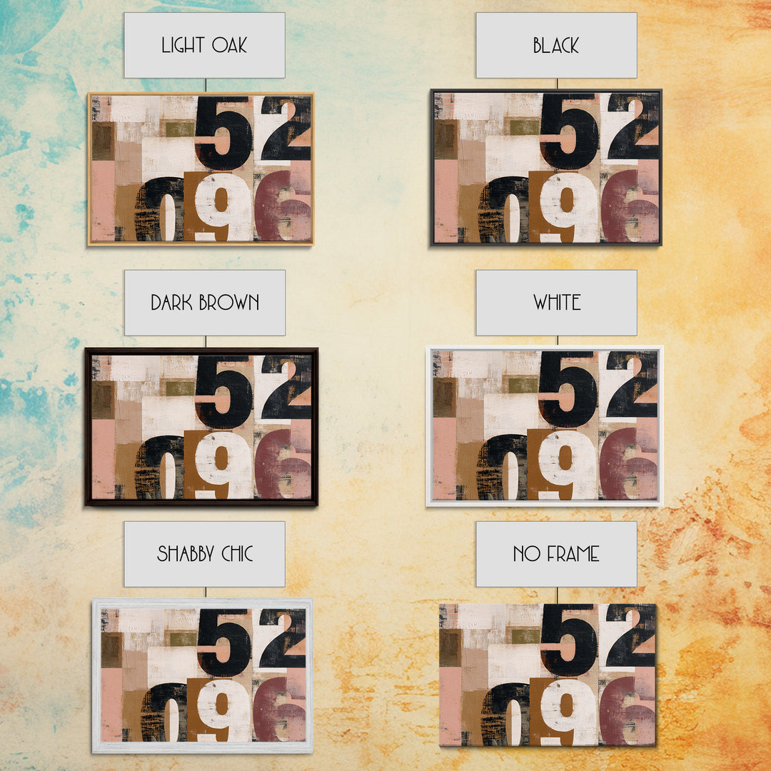 Scoreboard Numbers as Abstract Design Canvas Print, Game Room Art, Black Woman Art, Game Room Decor, Fine Art, Play, Retro Art, GRA-3x2-52