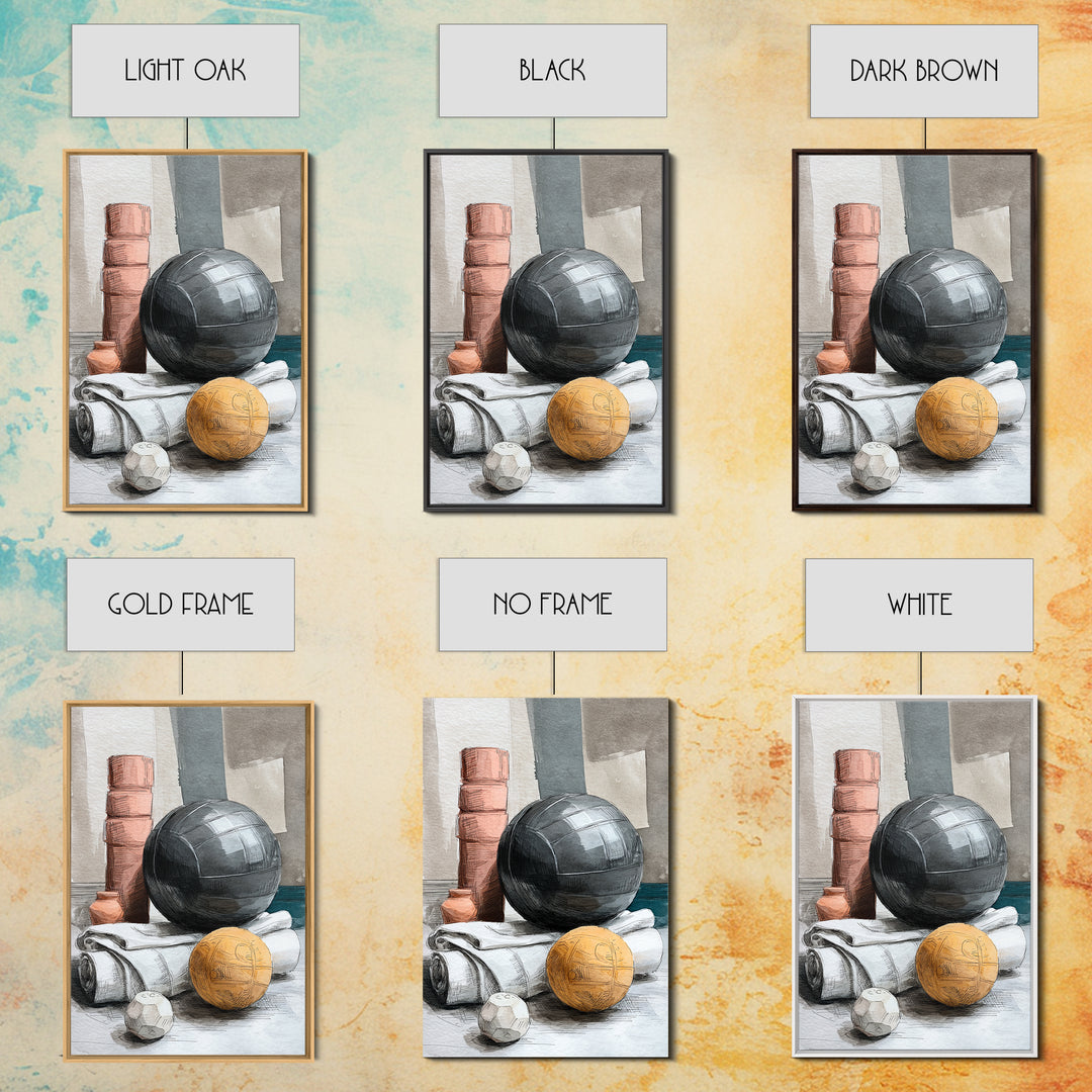 Medicine Ball and Chalk Still Life Canvas Print, Gym Art, Fine Art Print, Gym Decor, Fine Art, Strength, Wall Decor, GYM-2x3-7