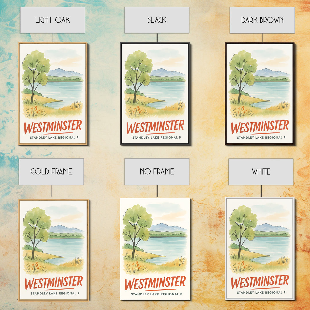 Westminster Travel Poster, Canvas Print, Illustrated City Wall Art, Westminster Wall Art, Modern Wall Decor, Retro Travel Print