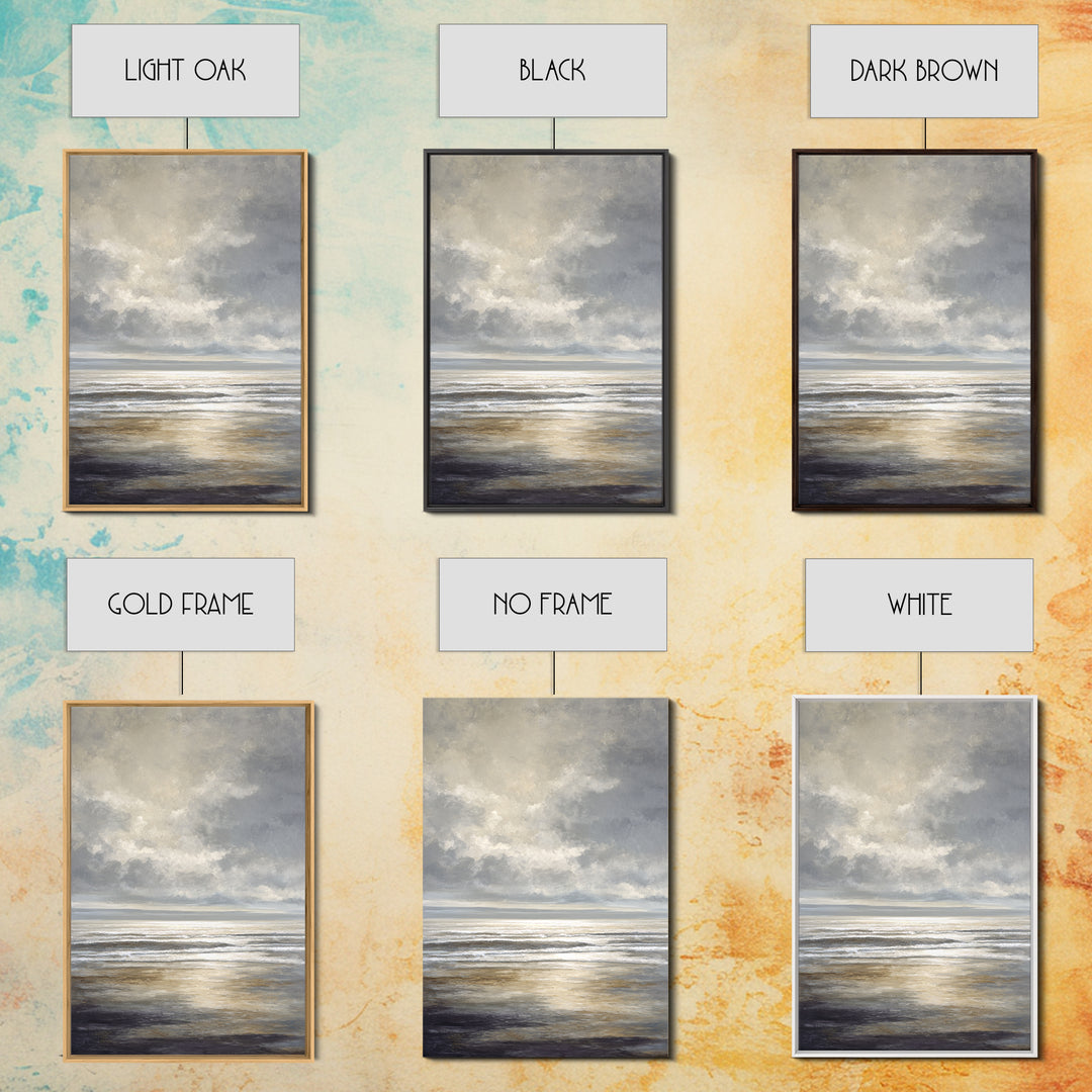 Large Calming Seascape Canvas Print, Hotel Art, Hazbin Hotel, Hotel Decor, Fine Art, Boutique, Coastal Wall Art, Coastal Decor, HOT-2x3-35