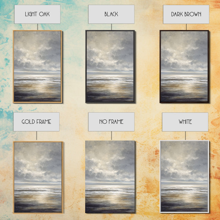 Large Calming Seascape Canvas Print, Hotel Art, Hazbin Hotel, Hotel Decor, Fine Art, Boutique, Coastal Wall Art, Coastal Decor, HOT-2x3-35