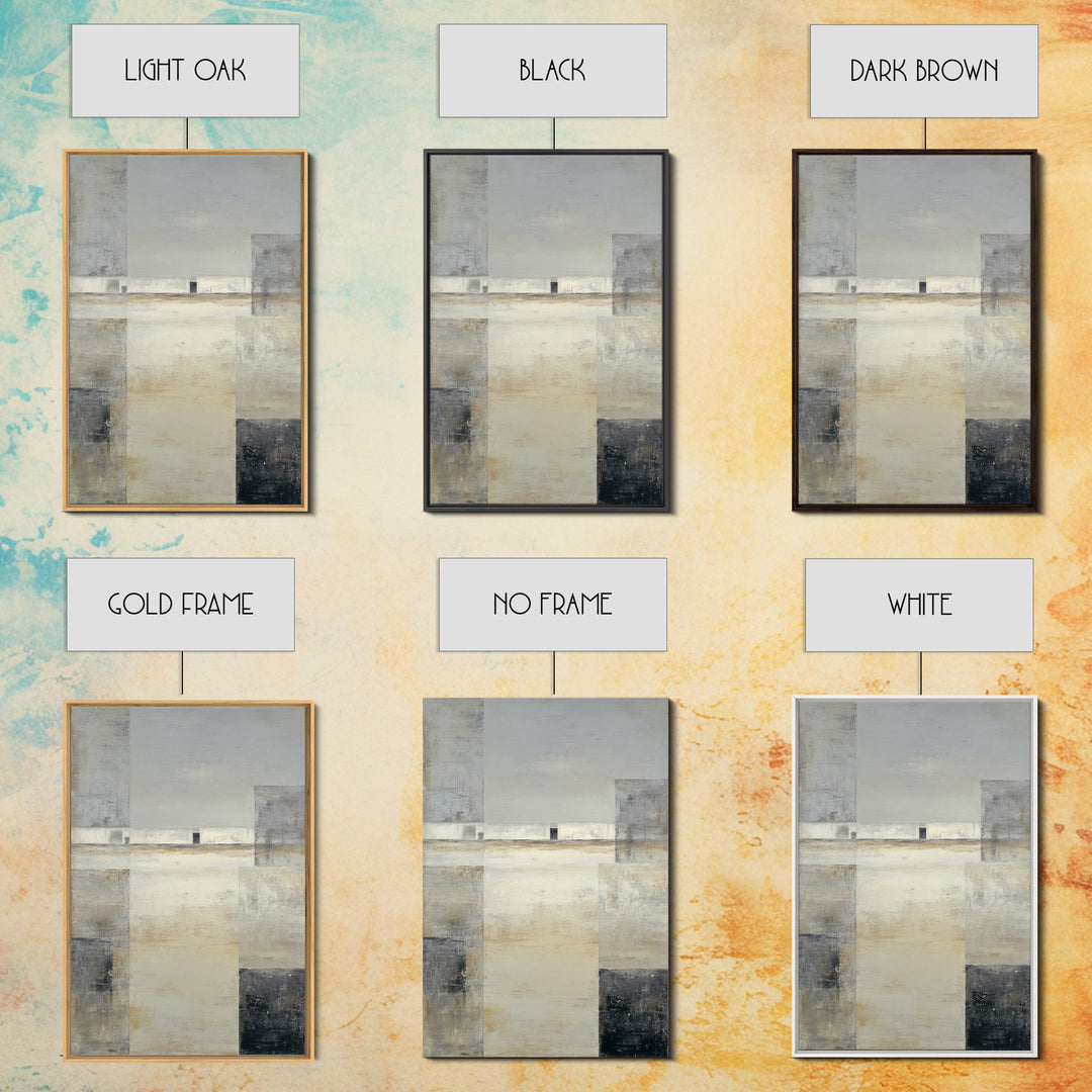 Quiet City Skyline Canvas Print, Hotel Art, Hotel Decor, Abstract Art, Boutique, Beach Decor, Minimalist Wall Art, HOT-2x3-58