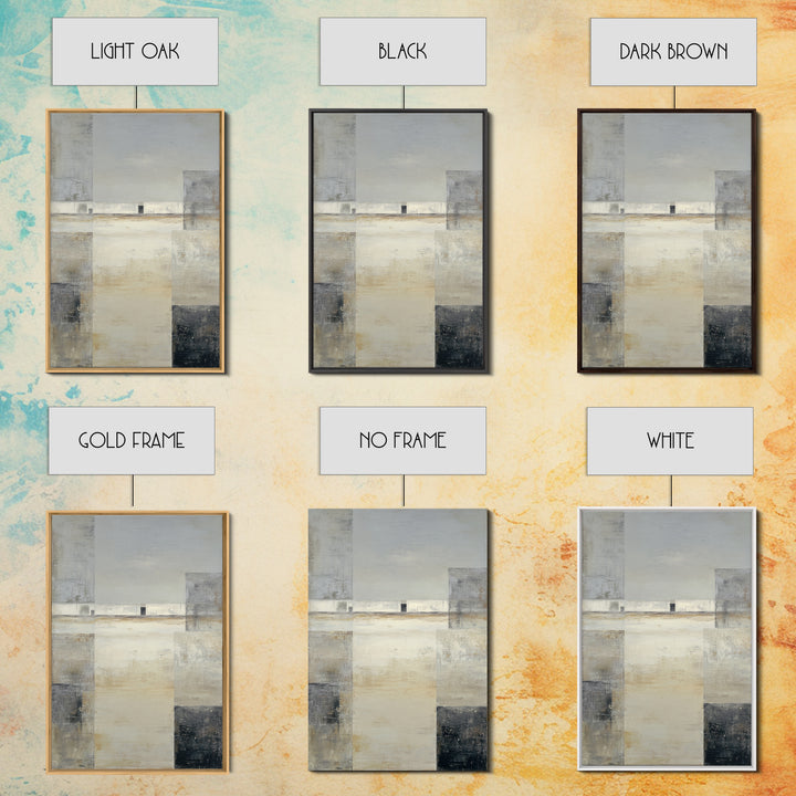 Quiet City Skyline Canvas Print, Hotel Art, Hotel Decor, Abstract Art, Boutique, Beach Decor, Minimalist Wall Art, HOT-2x3-58