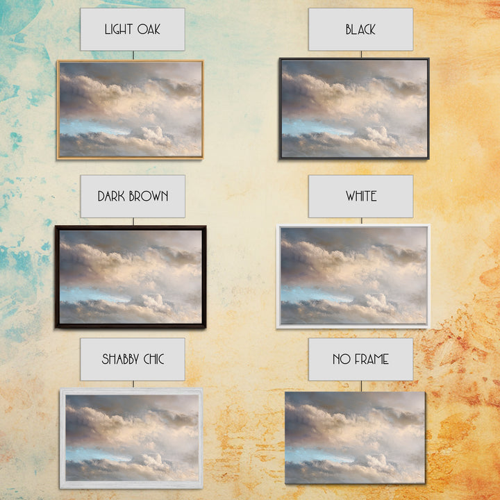 Large Cloudscape with Subtle Drama Canvas Print, Hotel Art, Gallery Wall Art, Hotel Decor, Fine Art, Boutique, Luxury Decor, HOT-3x2-21