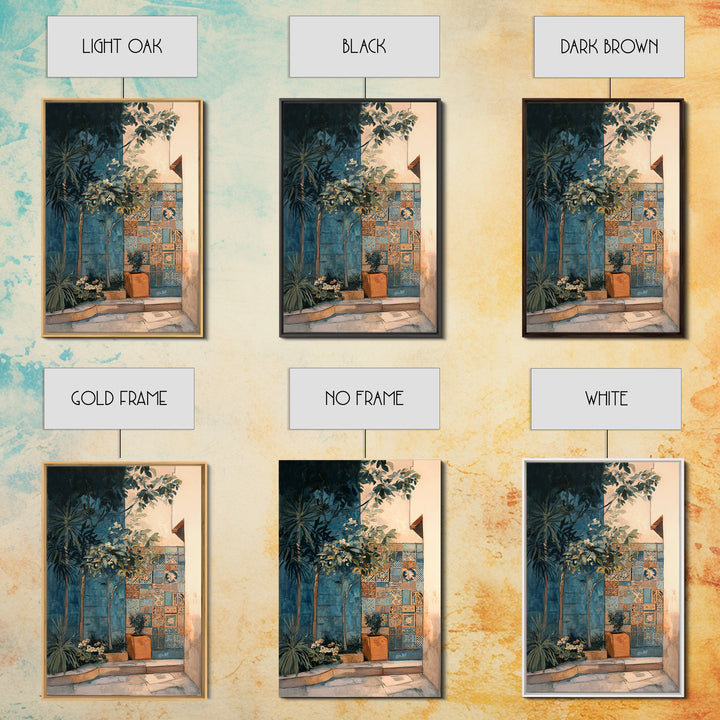 Olive Grove Path Framed Canvas Print, Italian Villa Art, Boho Decor, Living Room Decor, Abstract Art, Villa, Digital Wall Art, IVA-2x3-83