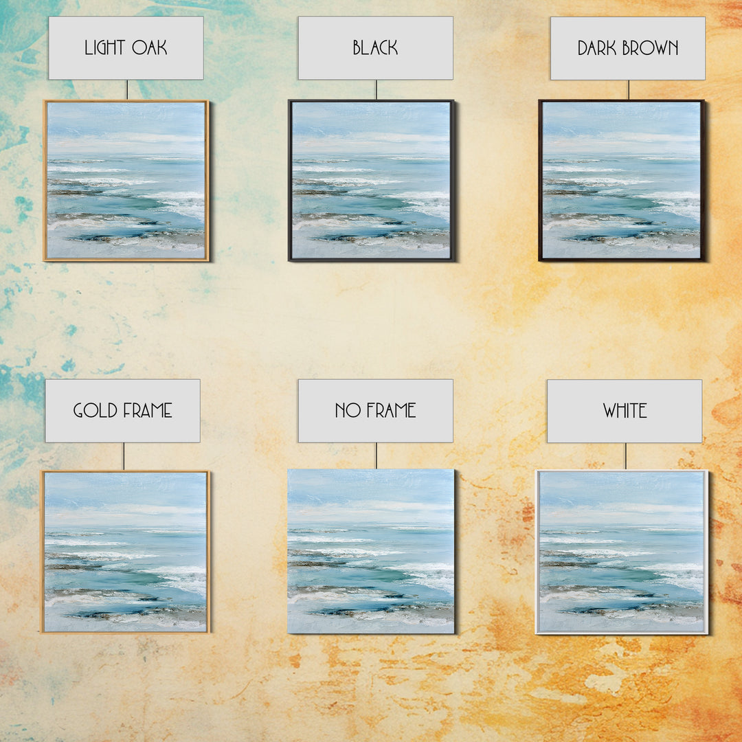 Coastal Aerial Shoreline Canvas Print, Living Room Art, Gallery Decor, Living Room Decor, Fine Art, Living, Wall Art, LIR-1x1-59