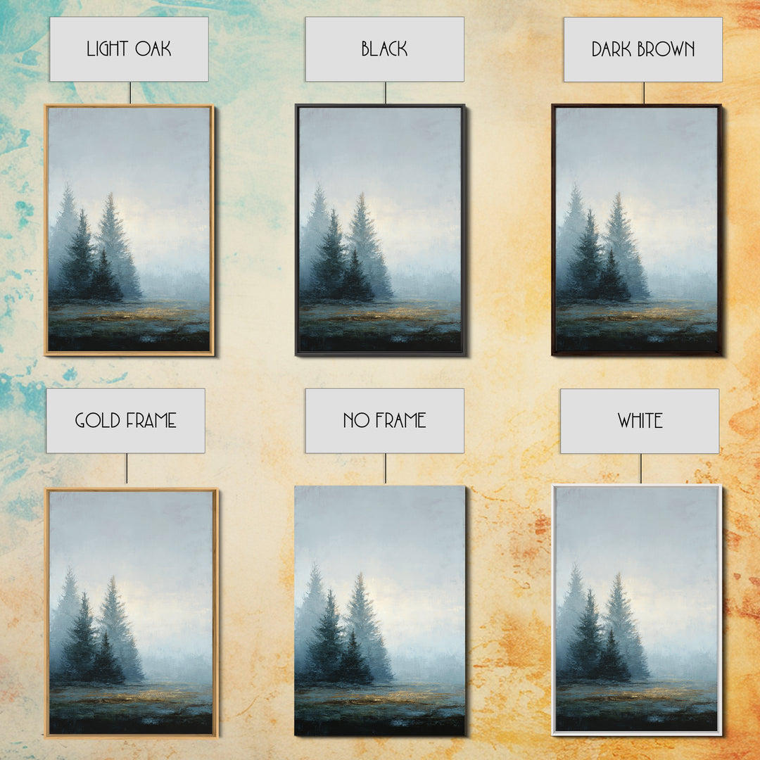 Minimal Scandinavian Forest Framed Canvas Print, Living Room Art, Home, Living Room Decor, Fine Art, Living, Pet Portraits, LIR-2x3-21