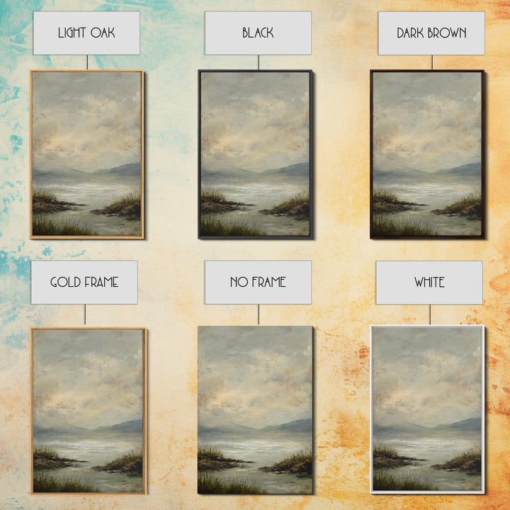 Large Cloudscape with Gentle Movement Framed Canvas Print, Living Room Art, New Home Gift, Living Room Decor, Fine Art, Living, LIR-2x3-75