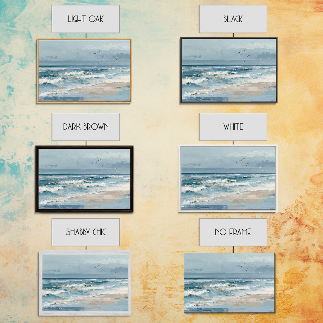 Coastal Aerial Shoreline Framed Canvas Print, Living Room Art, Pet Portraits, Living Room Decor, Living, Neutral Decor, LIR-3x2-15