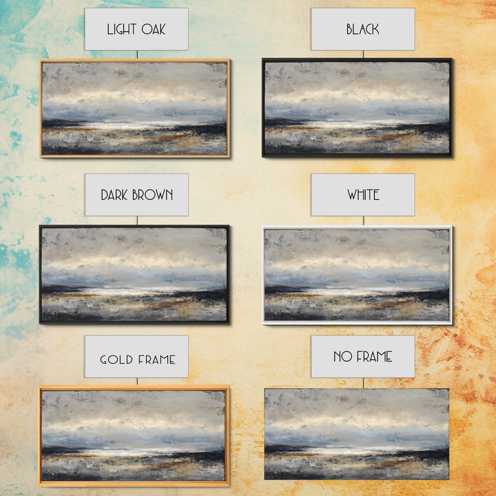 Stormy Landscape with Lighthouse as Guidance Metaphor Canvas Print, Law Office Art, Contemporary Art, Office Decor, Counsel, LOA-2x1-7
