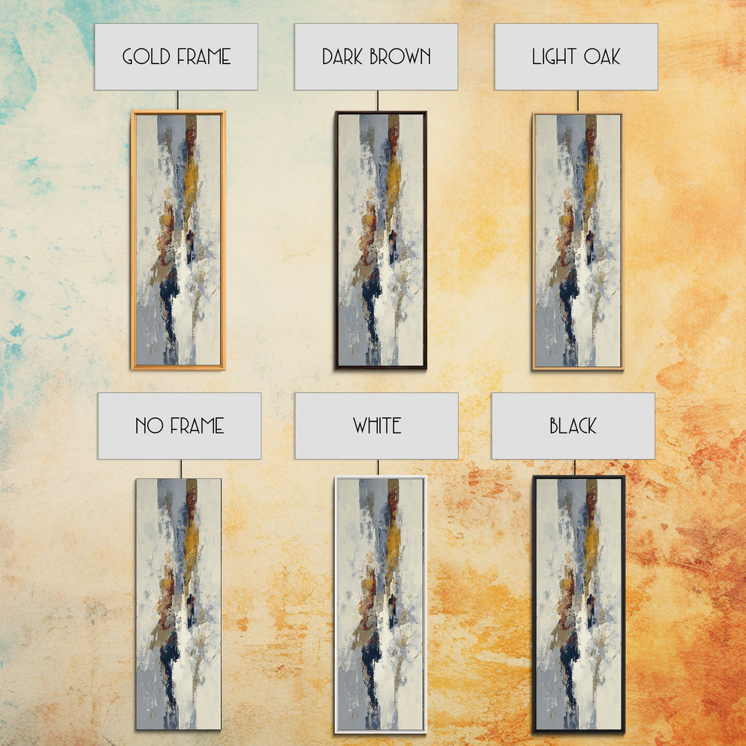 Large Cream Abstract Framed Canvas Print, Master Bedroom, Textured Painting, Bedroom Decor, Abstract Art, Sanctuary, Wall Decal, MAS-1x3-29