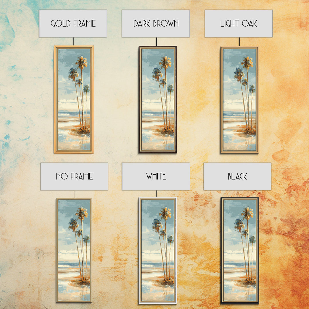 Hotel Coastal Landscape Canvas Print, Master Bedroom, Farmhouse Wall Art, Bedroom Decor, Oil Painting, Sanctuary, MAS-1x3-33