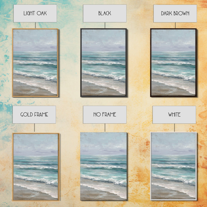 Elegant Moonlit Ocean Horizon Canvas Print, Master Bedroom, Wall Decor Bedroom, Bedroom Decor, Sanctuary, Fine Art Print, MAS-2x3-57