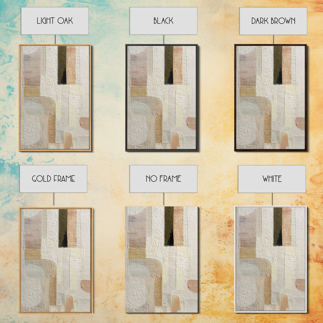 Soft Abstract Linen Texture Framed Canvas Print, Master Bedroom, Farmhouse Wall Decor, Bedroom Decor, Abstract Art, Sanctuary, MAS-2x3-59