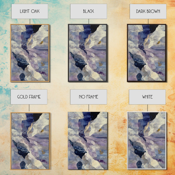 Abstract Wave Forms Framed Canvas Print, Master Bedroom, Signs for Home, Bedroom Decor, Abstract Art, Sanctuary, Luxury Decor, MAS-2x3-76