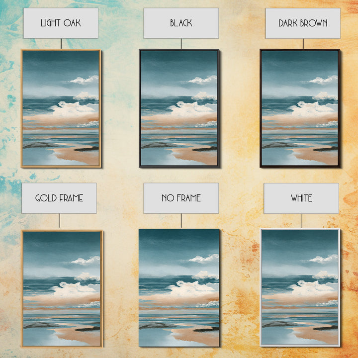 Elegant Moonlit Ocean Horizon Canvas Print, Master Bedroom, Printable Art, Bedroom Decor, Fine Art, Sanctuary, Wall Art Bedroom, MAS-2x3-9