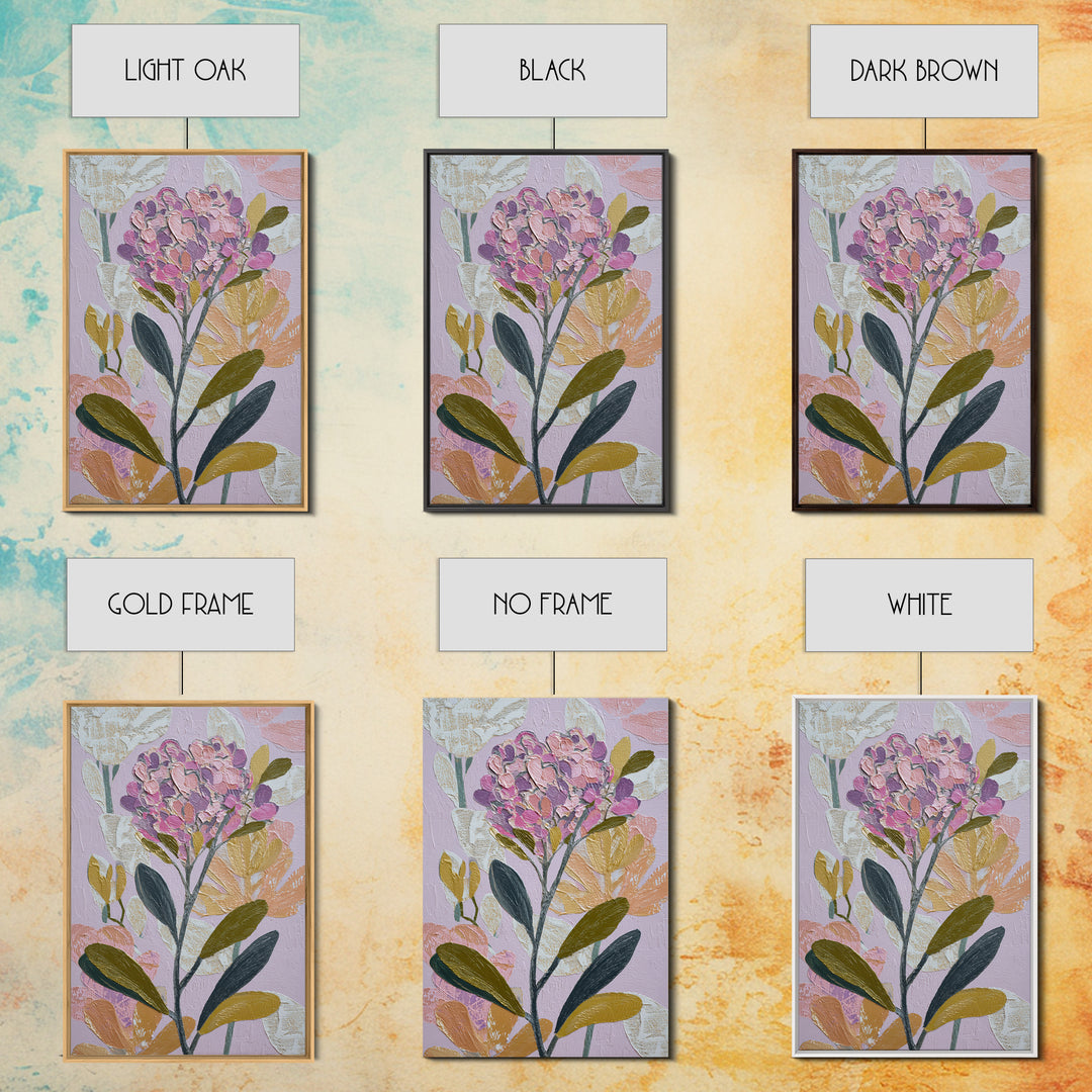 Matisse Inspired Cutouts with Vivid Floral Motifs Canvas Print, Maximalist Art, Digital Print, Living Room Decor, Maximal, MAX-2x3-90