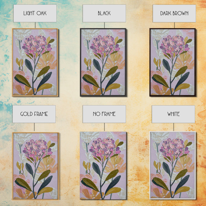 Matisse Inspired Cutouts with Vivid Floral Motifs Canvas Print, Maximalist Art, Digital Print, Living Room Decor, Maximal, MAX-2x3-90